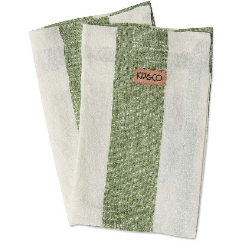 Kip&Co Moss Stripe 4P Napkin Set image number 0